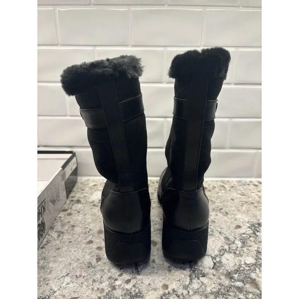 Khombu‎ Women’s Size 9 Waterproof Black Winter Boots Flaw
